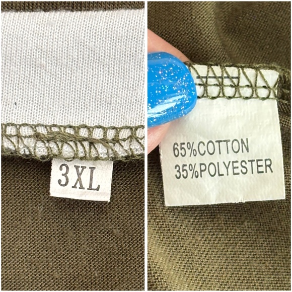 Women’s Solid and Leopard Print Pocket Tee (Size 3XL) - Picture 5 of 7